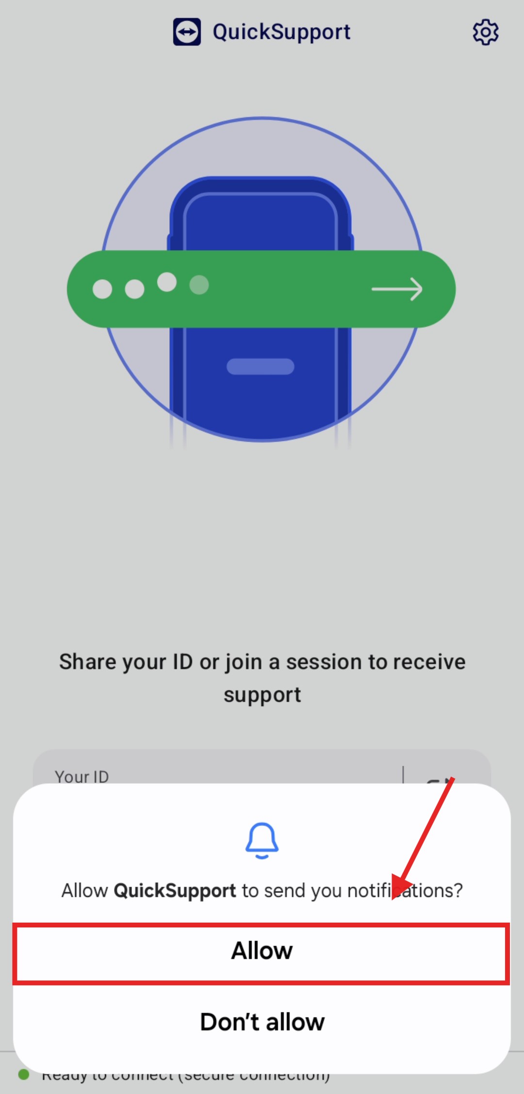 Step 9: Allow notifications